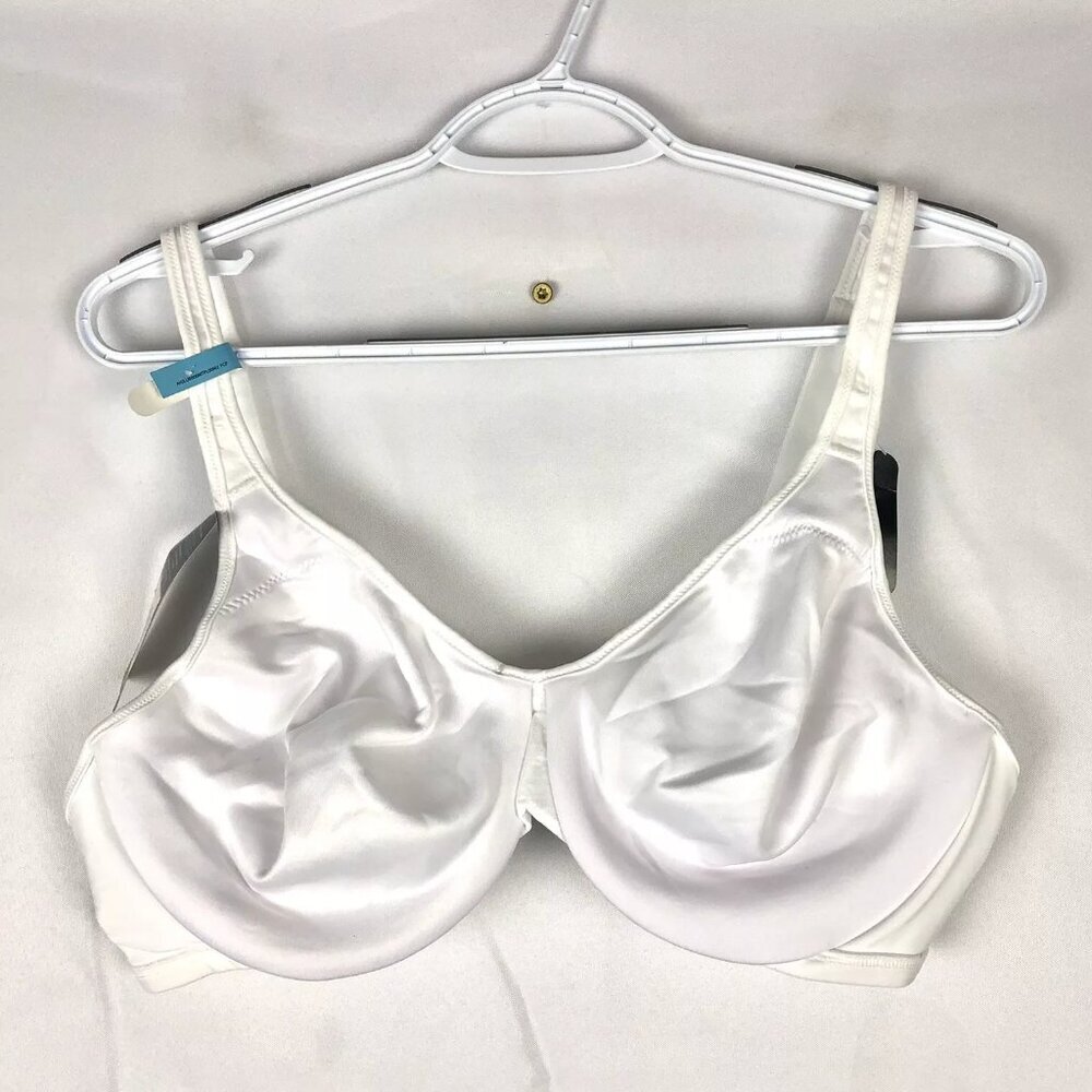 Bali Women’s White Passion For Comfort Seamless Minimizee Bra, Size 42C